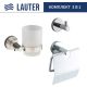 Набор аксессуаров для ванной Lauter 21SH72061 + 21SH72091 + 21SH72101 Chrome, 3 предмета