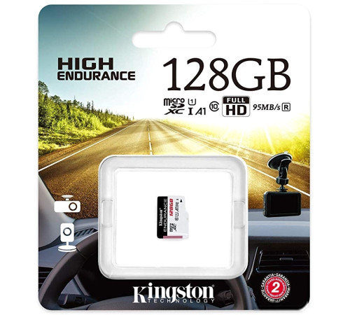 Карта памяти Kingston High Endurance microSDXC 128GB