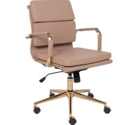 Офисное кресло AksHome Indigo LB кофейный/золотой