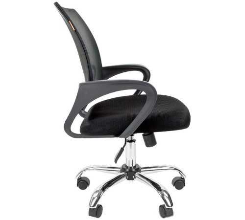 Кресло CHAIRMAN 696 Chrome черный