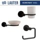 Набор аксессуаров для ванной Lauter 21TS20116 + 21TS20114 + 21TS20112 Matt Black, 3 предмета