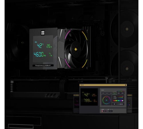Кулер для процессора Thermalright Phantom Spirit 120 Digital EVO черный