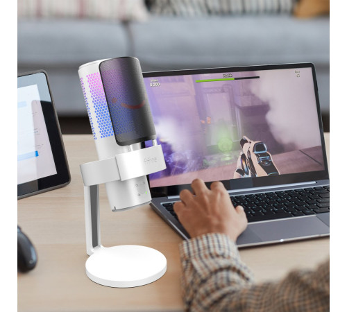 Проводной микрофон FIFINE A9 белый