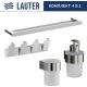 Набор аксессуаров для ванной Lauter 21TS3018 + 21TS3020 + 21TS3008 + 21TS3001 Chrome, 4 предмета