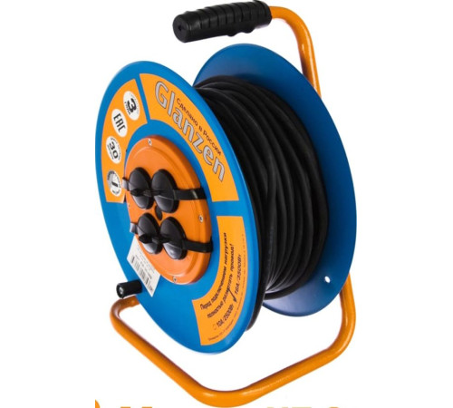 Удлинитель Glanzen EB-30-009 30 м, синий