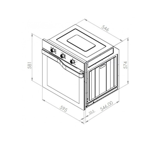 Электрический духовой шкаф Schtoff Decor 900