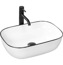 Умывальник Rea Marbel белый