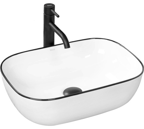 Умывальник Rea Marbel белый