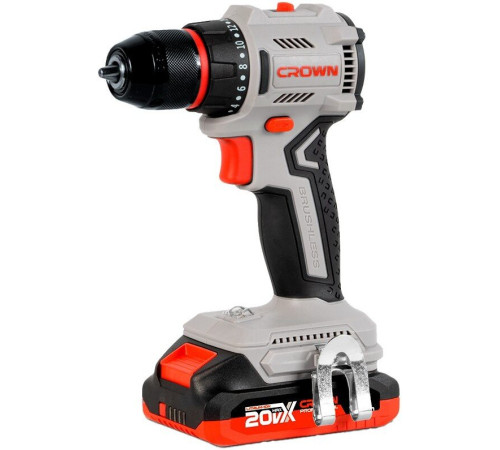 Дрель-шуруповерт Crown CT21131HMX-2 BMC с 2-мя АКБ, кейс