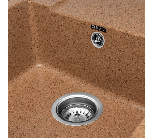 Кухонная мойка Gerhans B22 терракот
