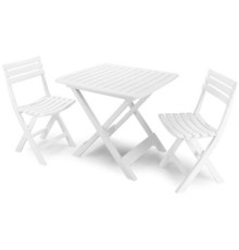 Набор садовой мебели Ipae Progarden Camping SET018BI белый