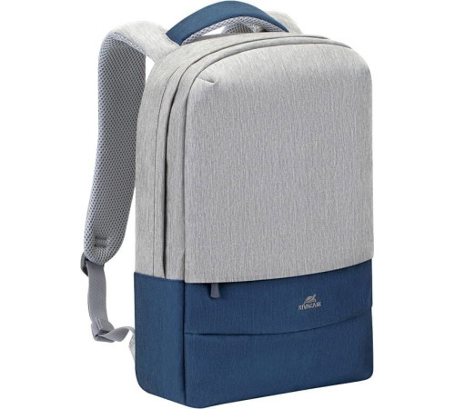 Городской рюкзак Rivacase Prater 7562 серый/синий