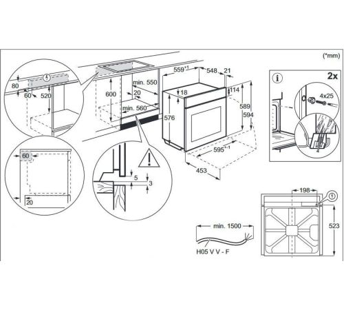 Электрический духовой шкаф Electrolux EOD6P66X