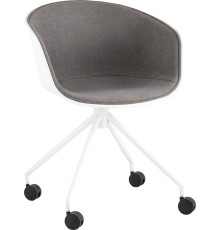 Офисное кресло Stool Group Libra SL-7040ZB рогожка серый