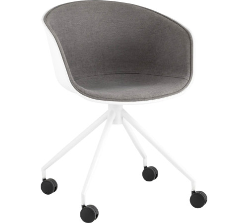 Офисное кресло Stool Group Libra SL-7040ZB рогожка серый