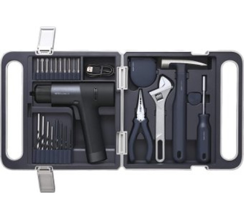 Дрель-шуруповерт HOTO 12V Brushless Drill Kit QWDZGJ001 с АКБ, кейс, набор инструментов