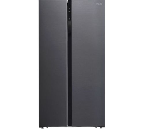 Холодильник side by side Hyundai CS5003F черная сталь