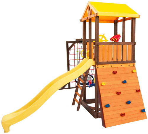 Игровой комплекс Perfetto Sport Pitigliano-11 + качели Паутина