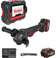 Угловая шлифмашина Kress KUH04 с 2-мя АКБ, кейс
