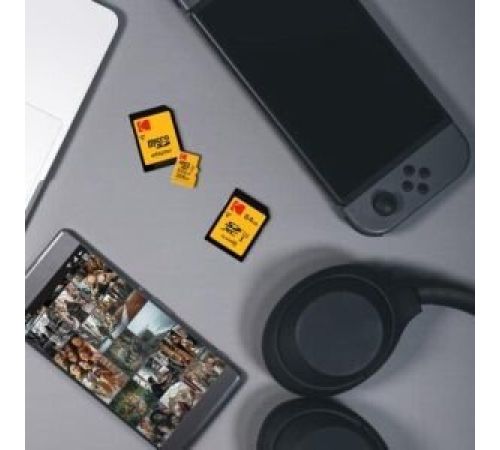 Карта памяти Kodak Ultra Performance microSDXC 64GB EKMSDM64GXC10HPRK с адаптером