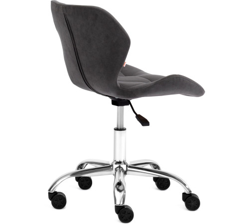 Кресло TetChair Selfi флок, серый