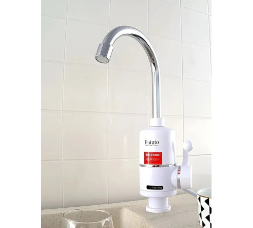 Проточный электрический водонагреватель-кран Potato P0061-7