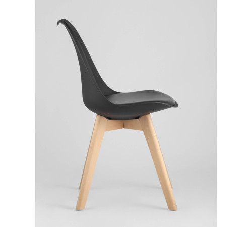 Стул Stool Group Frankfurt New Y863 черный/деревянные ножки