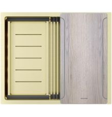 Кухонная мойка Paulmark Next-Multi Sink 54 UNI PM785445-LG светлое золото