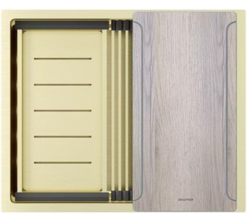 Кухонная мойка Paulmark Next-Multi Sink 54 UNI PM785445-LG светлое золото