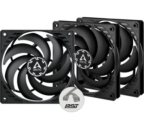 Комплект вентиляторов для корпуса Arctic P12 Slim PWM PST 3 PCS Value Pack ACFAN00275A