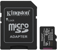 Карта памяти Kingston Canvas Select Plus microSDXC 512GB SDCS3/512GB с адаптером