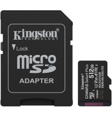 Карта памяти Kingston Canvas Select Plus microSDXC 512GB SDCS3/512GB с адаптером