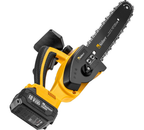 Аккумуляторная пила Kolner KCS 18BL-25-2K с 2-мя АКБ