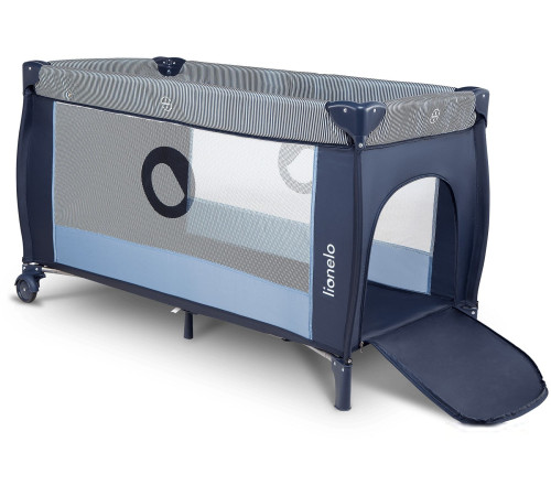 Манеж-кровать Lionelo Sven Plus темно-синий
