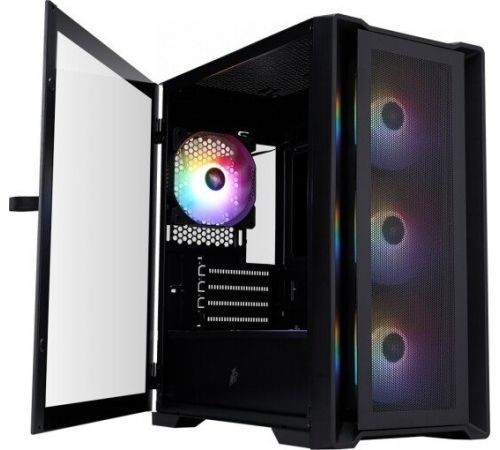Корпус 1stPlayer TRILOBITE T4 MESH FRGB черный