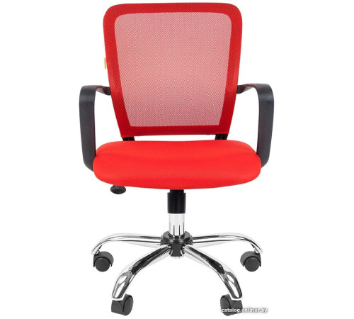 Офисное кресло CHAIRMAN 698 Chrome красный