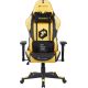 Игровое геймерское кресло Evolution Tactic PRO Special edition D4 черный/желтый