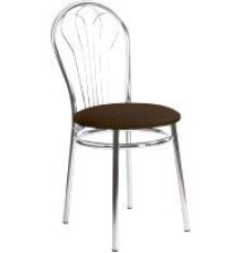 Стул Белс Венус Chrome V 450350/V3 кожзам темно-коричневый