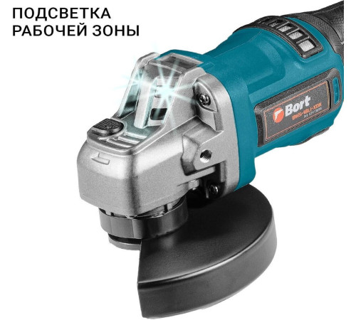 Угловая шлифмашина Bort BWS-18Li-XDK без АКБ