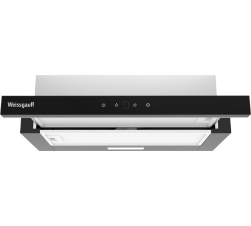 Кухонная вытяжка Weissgauff TEL 600 2M Touch Black Glass