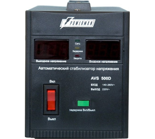 Стабилизатор напряжения  Powerman AVS 500D Black