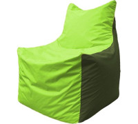 Кресло-мешок Flagman Фокс Ф2.1-157 салатовый/тёмно-оливковый