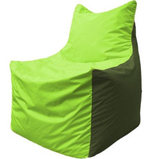 Кресло-мешок Flagman Фокс Ф2.1-157 салатовый/тёмно-оливковый