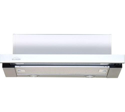 Кухонная вытяжка Elikor Интегра Glass 50Н-400-В2Д нержавеющая сталь/белое стекло 940978