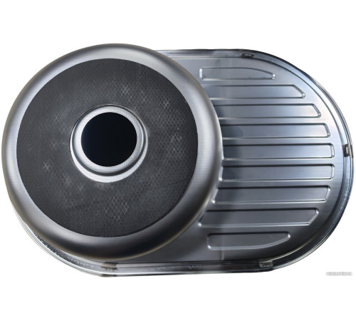 Кухонная мойка AKS Овальная 77x50 полированная