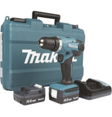 Дрель-шуруповерт Makita DF347DWE с 2-мя АКБ, кейс