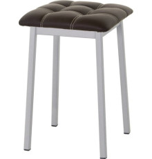 Табурет AMC Comfort 7К5.2 кожзам, венге/серебристый