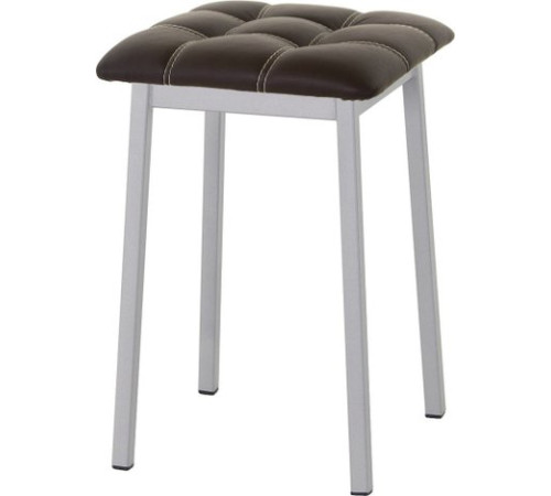 Табурет AMC Comfort 7К5.2 кожзам, венге/серебристый