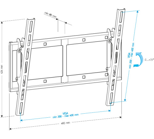 Кронштейн для телевизора Holder LCD-T4609