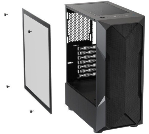 Корпус XASTRA A304 4FRGB черный